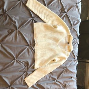 Cream cropped sweater